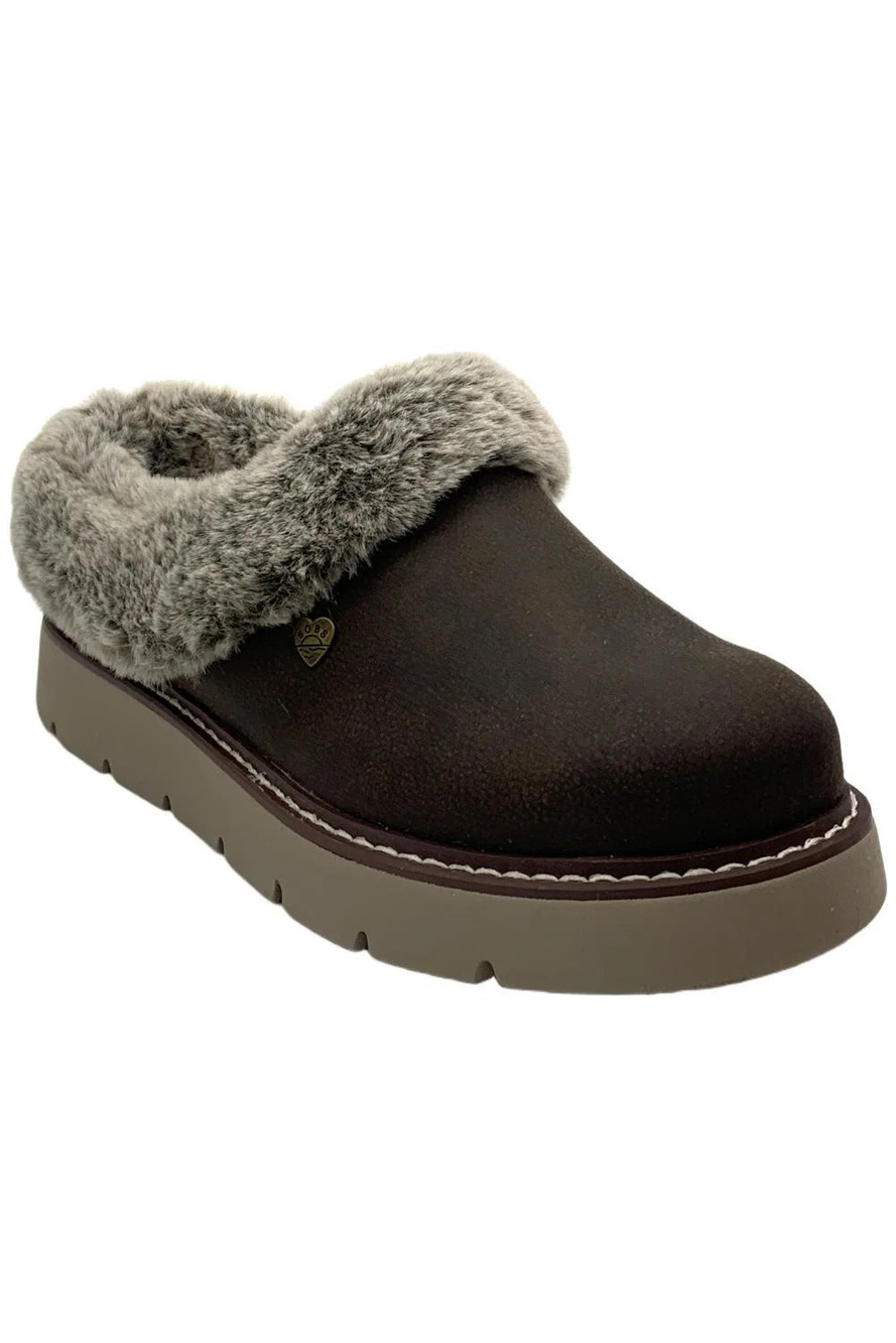 Skechers Bobs Keepsakes Lite Slippers Cozy Blend Chocolate - Medium